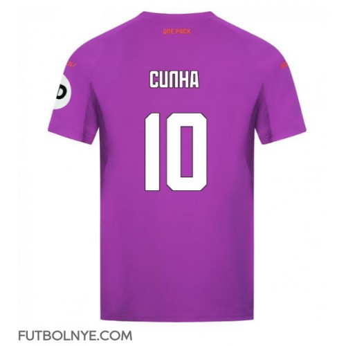 Camiseta Wolves Matheus Cunha #10 Tercera Equipación 2024-25 manga corta